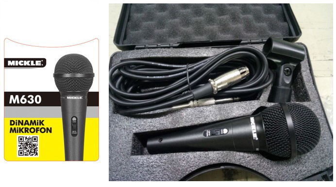 M630 DİNAMİK MİKROFON