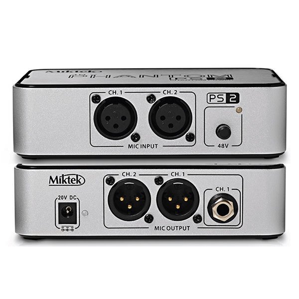 PS2 2-Kanallı 48 V Phantom Power