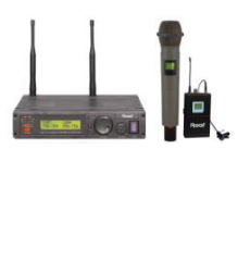 R-1200 UHF DİJİTAL İKİ KANAL WIRELESS MİKROFON (1EL+1YAKA)