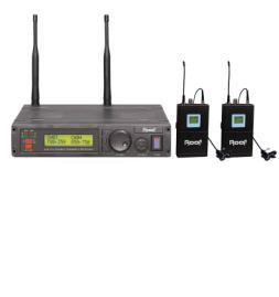 R-1200 UHF DİJİTAL İKİ KANAL WIRELESS MİKROFON (2YAKA)