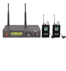 R-1200 UHF DİJİTAL İKİ KANAL WIRELESS MİKROFON (2YAKA)