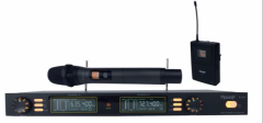 R-202 UHF DİJİTAL İKİ KANAL WIRELESS MİKROFON (EL+YAKA)