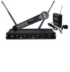 R-920EY UHF DİJİTAL İKİ KANAL TELSİZ MİKROFON (1EL+1YAKA)
