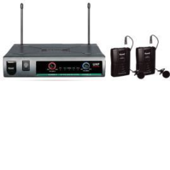 R-720 UHF ANALOG İKİ KANAL WIRELESS MİKROFON (2 YAKA)