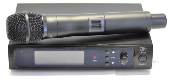 T-665 UHF DİJİTAL TEK KANAL WIRELESS MİKROFON (EL)