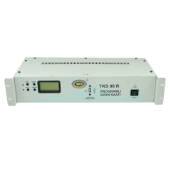 TKS 08R PROGRAMLI EZAN SAATİ (RACK TİPİ)
