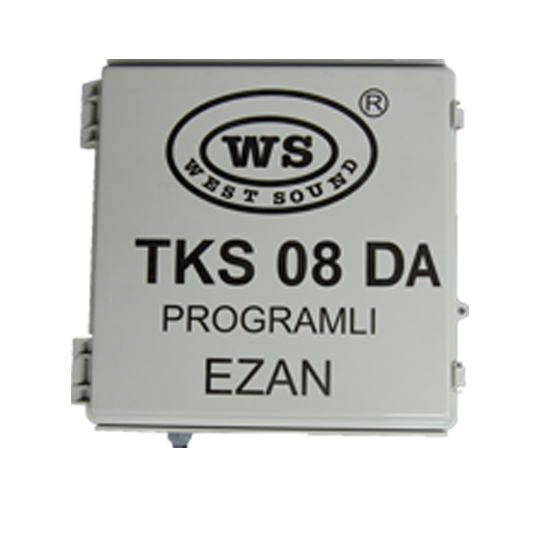 TKS 08DA (DİREK TİPİ AKÜLÜ) PROGRAMLI EZAN SAATİ