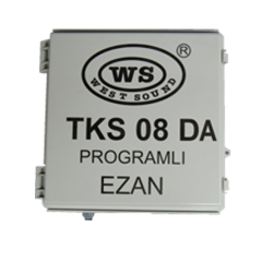 TKS 08DA (DİREK TİPİ AKÜLÜ) PROGRAMLI EZAN SAATİ