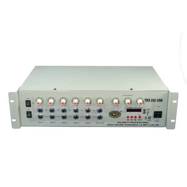 TKS 250TR USB GENEL MAKSATLI MİKSERLİ ANFİ