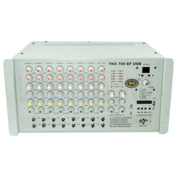 TKS 700EF USB PROFESYONEL MİKSERLİ ANFİ
