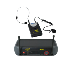 TM-100 Y TEK YAKA TELSİZ MİKROFON SETİ